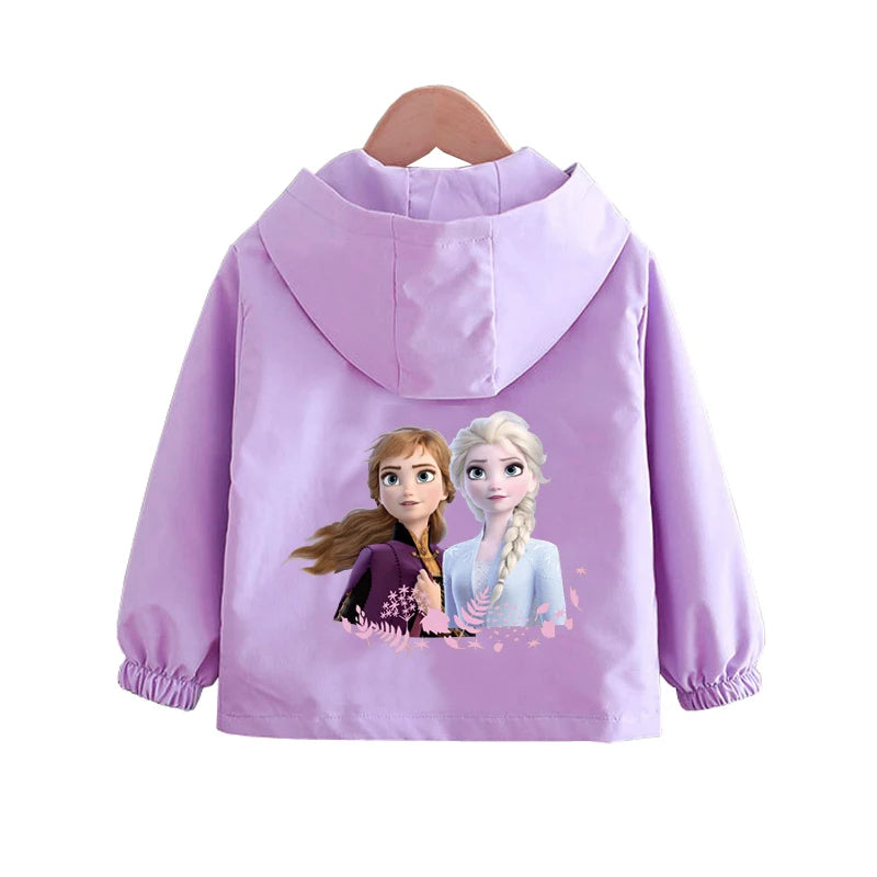 Eiskönigin Anna & Elsa Jacke in verschiedenen Farben für Mädchen