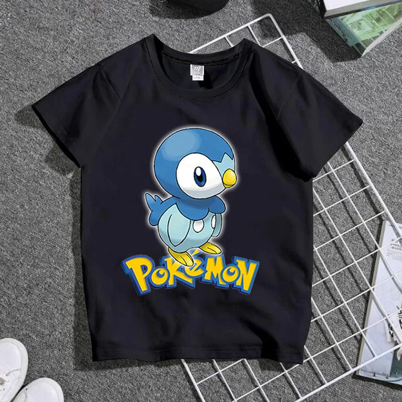 Pokemon T-Shirt Neueste Generation für Jungen & Mädchen