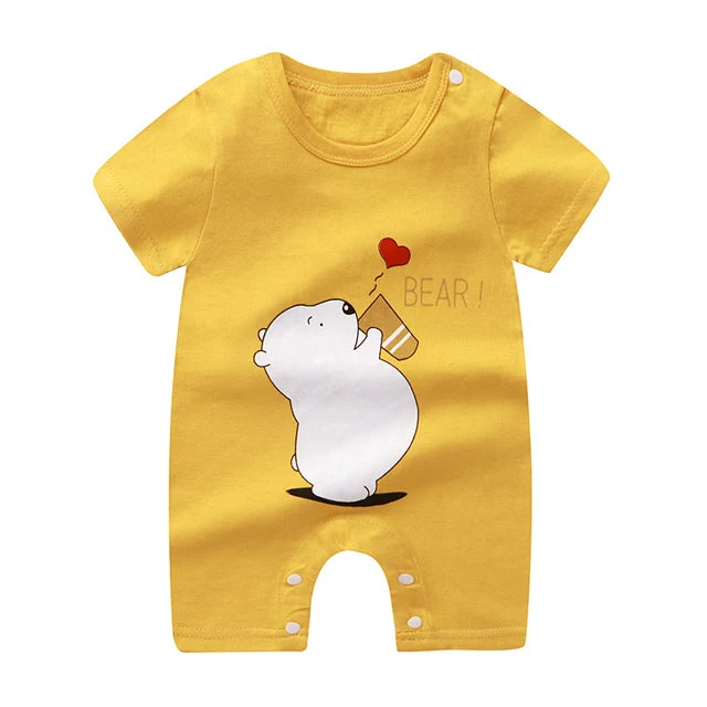 Kurzarm-Strampler „Little Explorer“ für Jungen