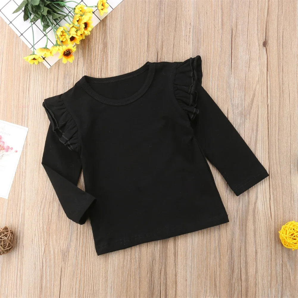 3ER PACK Pullover | Einfarbig mit Rüschen