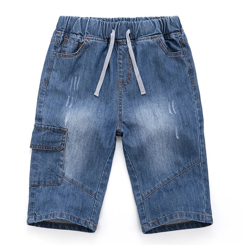 Jeans Bermudas für Jungen | Knielange Hosen in verschiedenen Designs