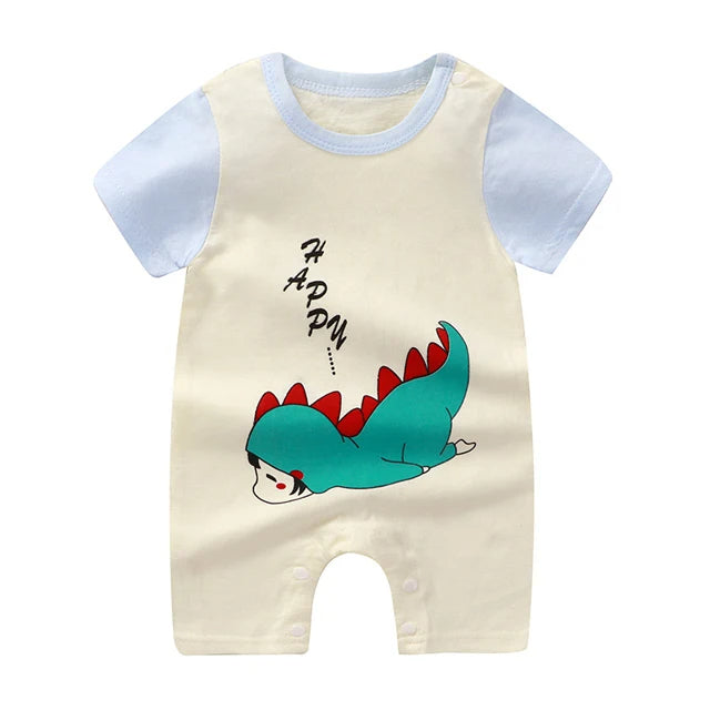 Kurzarm-Strampler „Little Explorer“ für Jungen
