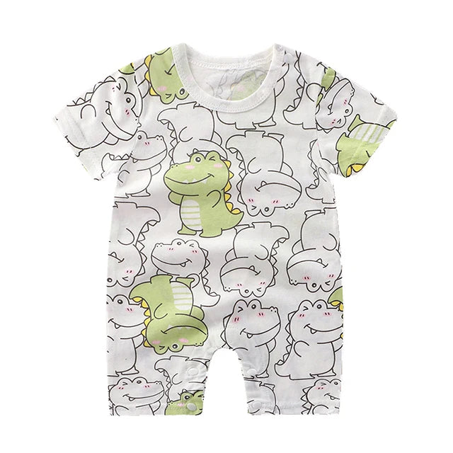 Kurzarm-Strampler „Little Explorer“ für Jungen