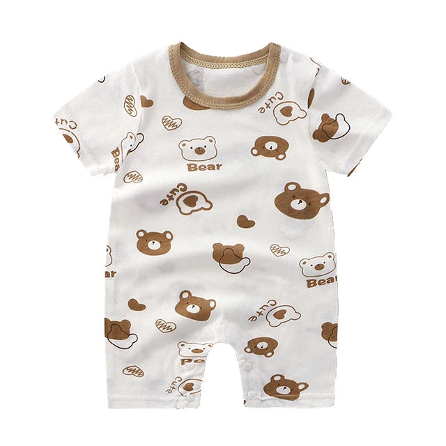 Kurzarm-Strampler „Little Explorer“ für Jungen