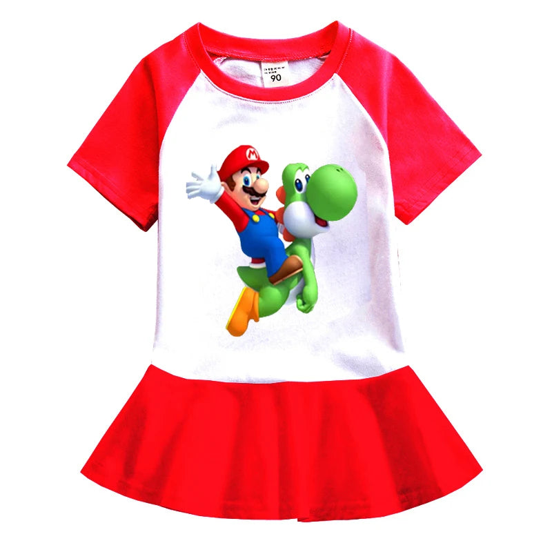 Super Mario Kleid für Kinder