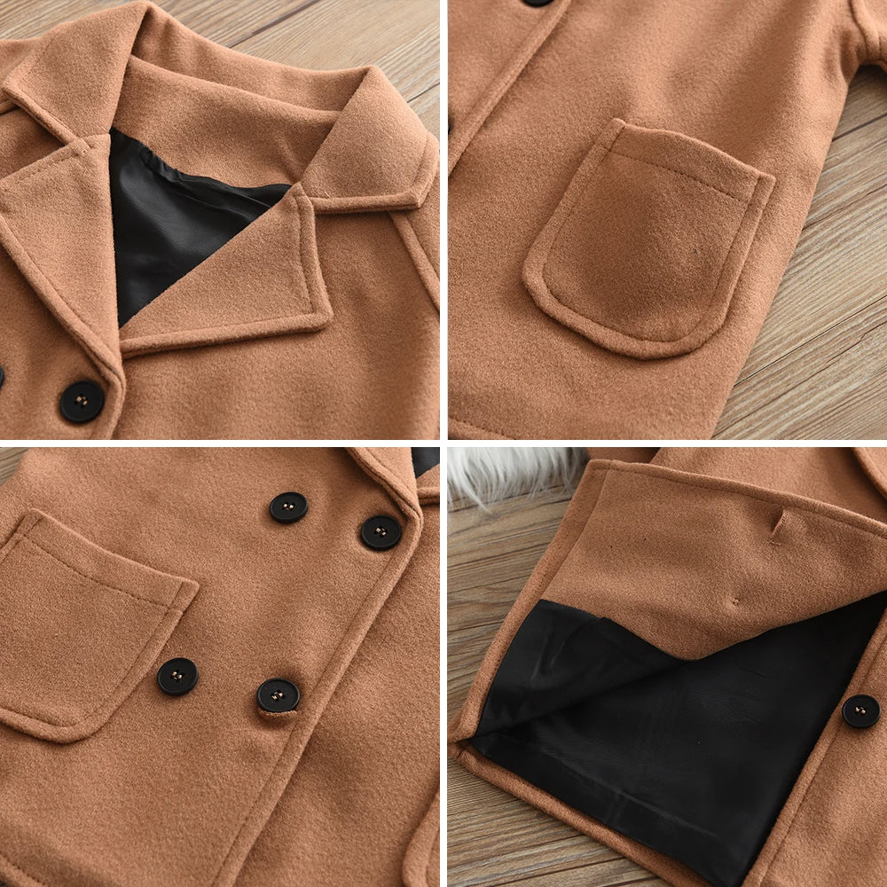 Kuschelweicher Kinder-Wollmantel "Bärenstark"