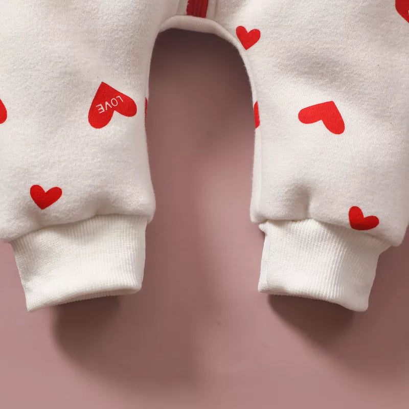 Baby Overall mit Kapuze | Little Sweet Heart