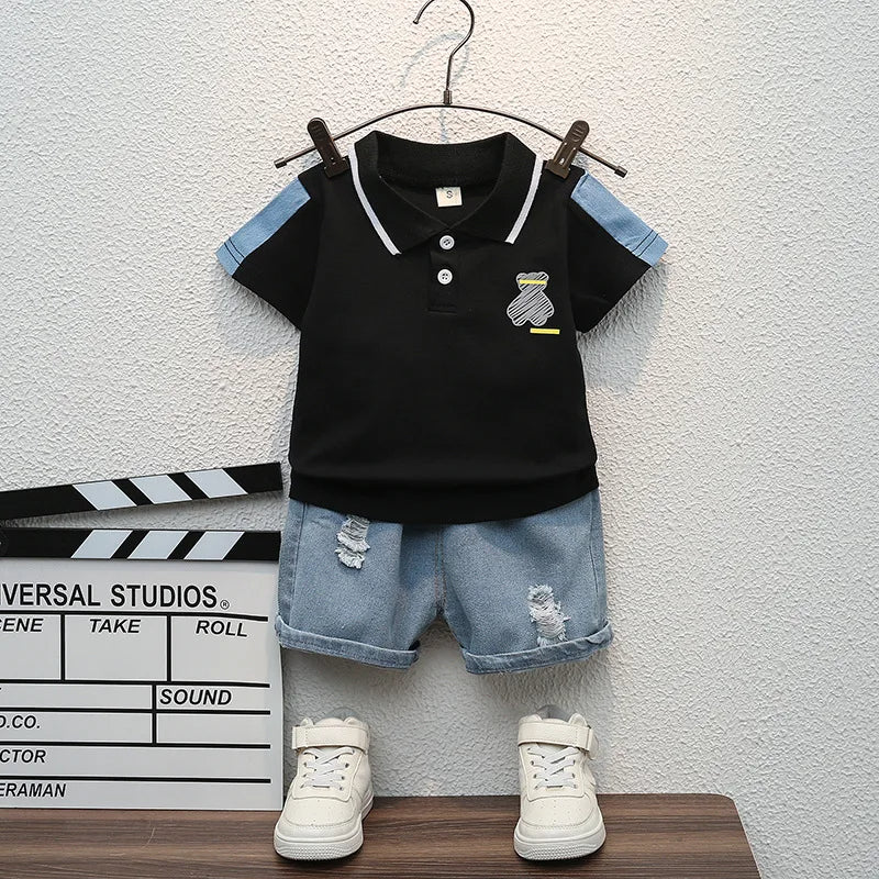 Sommer-Outfit für Jungen 2-teilig in modernen Designs