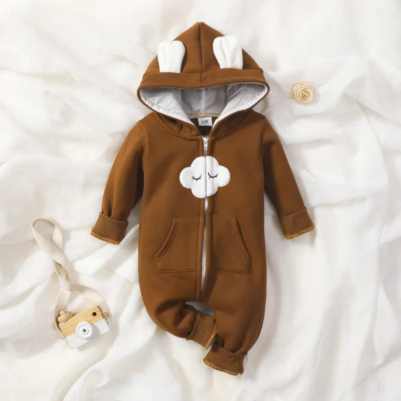 Baby Overall mit Kapuze | Sleeping Cloud