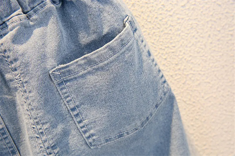 Kinder-Set „Urban Style“ – Bequemes T-Shirt & Jeans-Shorts