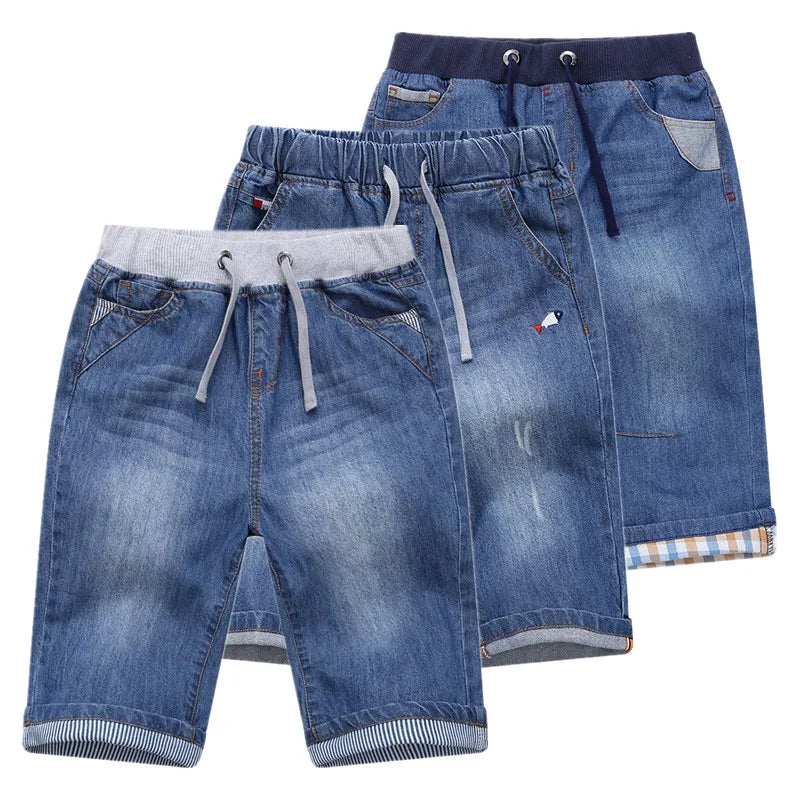Jeans Bermudas für Jungen | Knielange Hosen in verschiedenen Designs