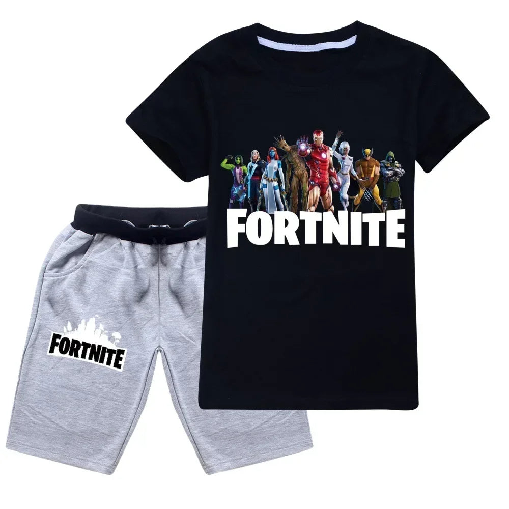 Stylische Kinderkleidung für Jungen, 2-teiliges Outfit
