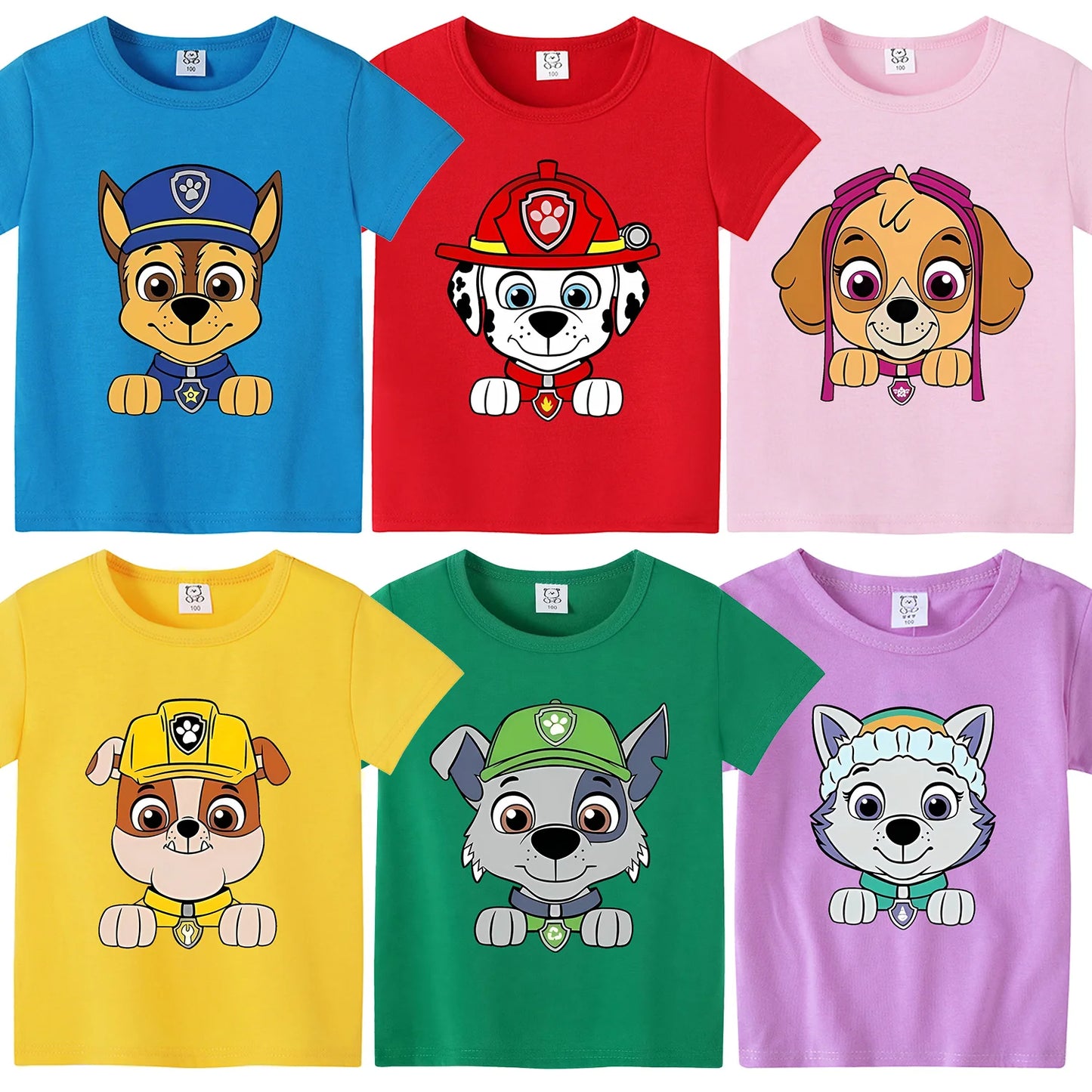 Paw Patrol T-Shirt für Jungen & Mädchen in verschiedenen Designs