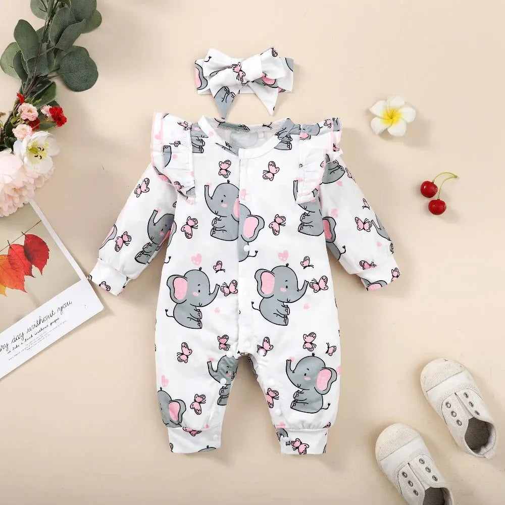 Overall mit Kopfband | Elefant