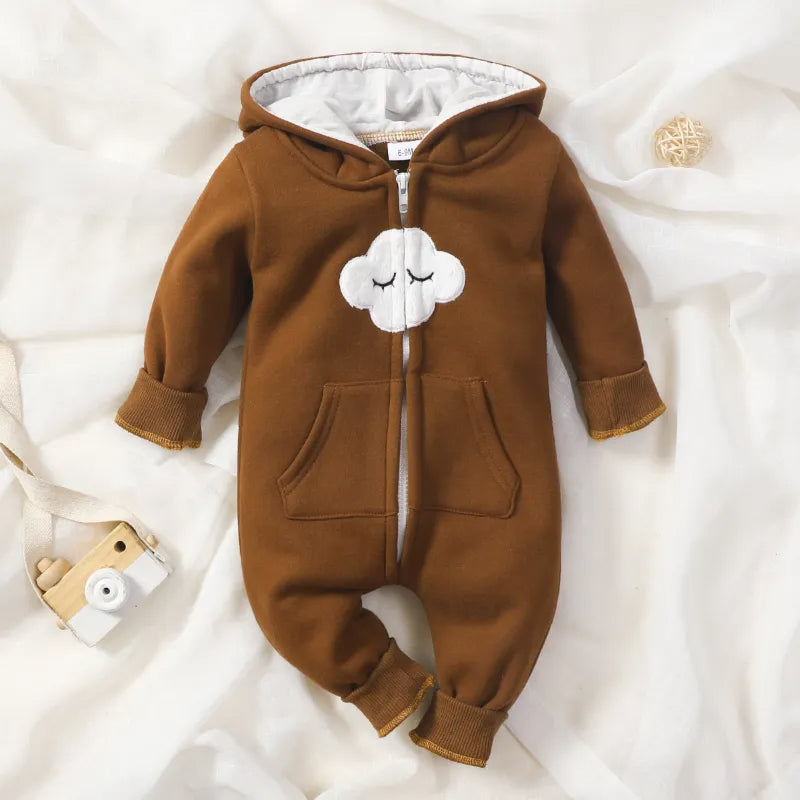 Baby Overall mit Kapuze | Sleeping Cloud