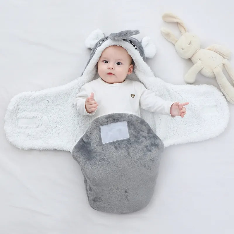 Puck- und Schlafsack für Babys im niedlichen Tier-Design