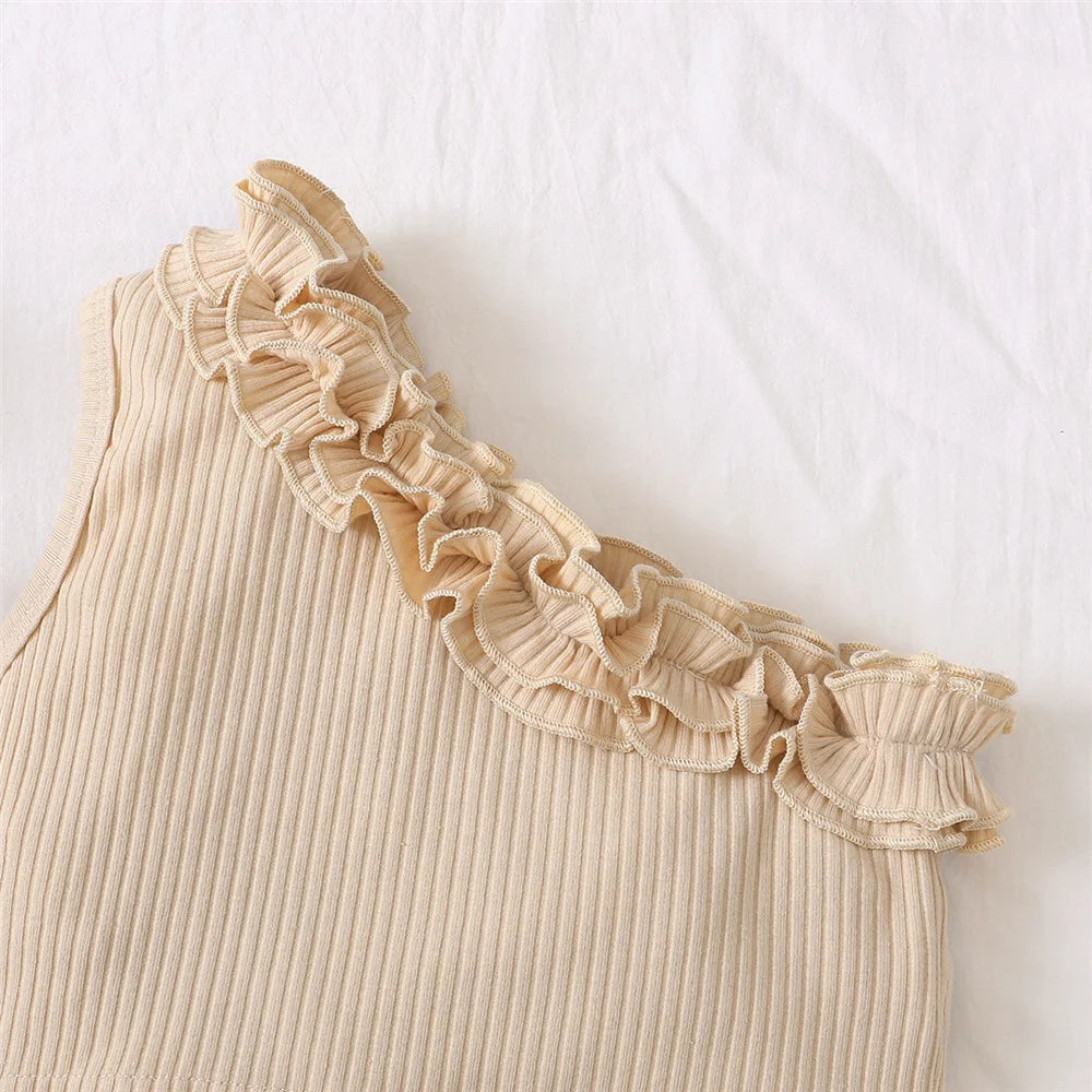 Set 2-teilig für Mädchen | Sommer-Outfit Top & Rock