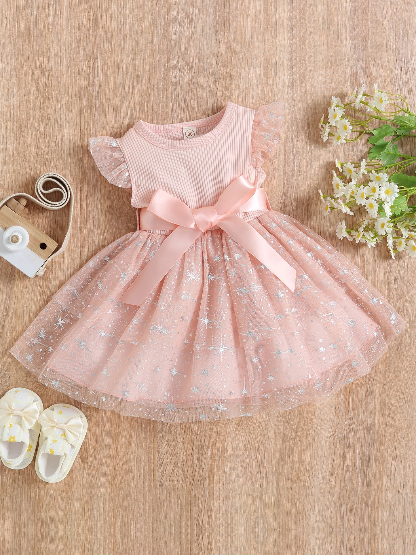 Kleid Ärmellos in Rosa & Lila | Little Star