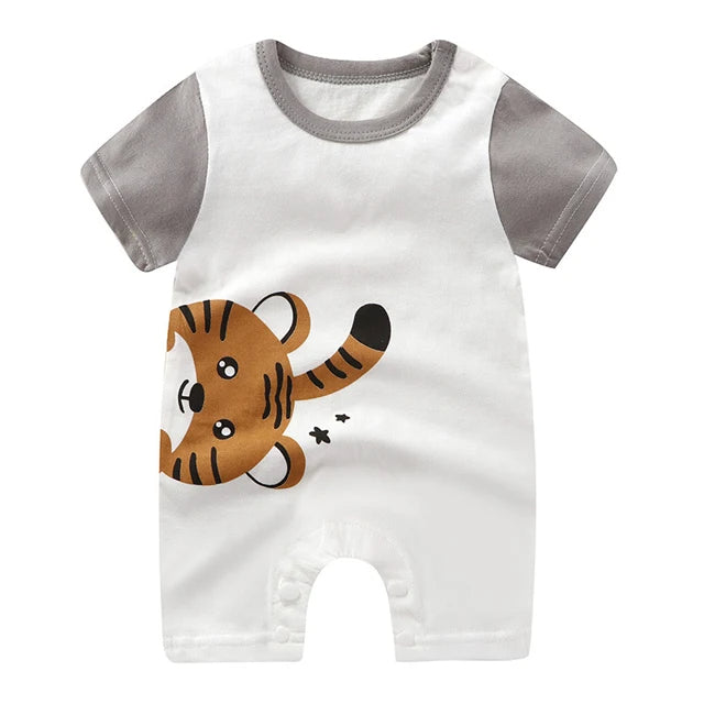 Kurzarm-Strampler „Little Explorer“ für Jungen