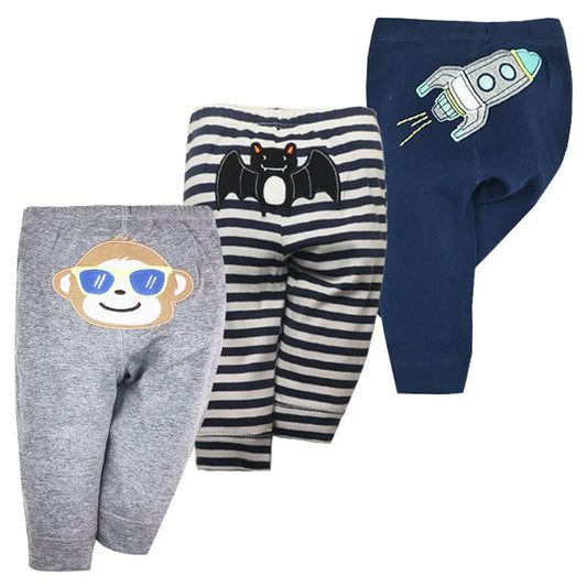 3 Jersey Hosen für Jungen | Babyhosen in verschiedenen Designs