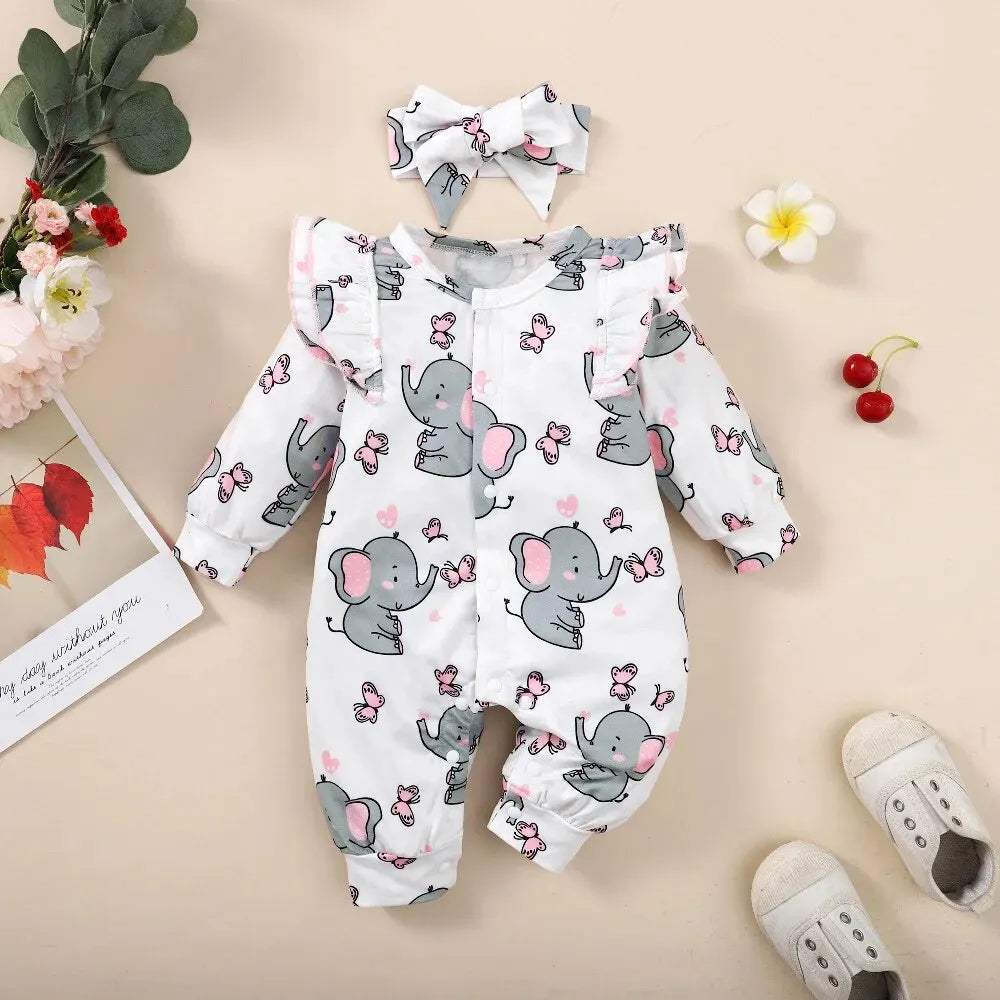 Overall mit Kopfband | Elefant