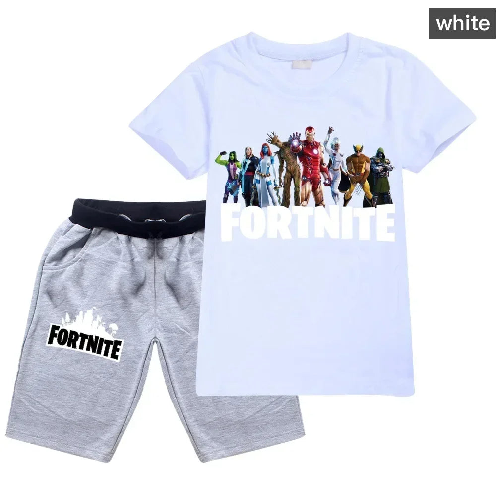 Stylische Kinderkleidung für Jungen, 2-teiliges Outfit