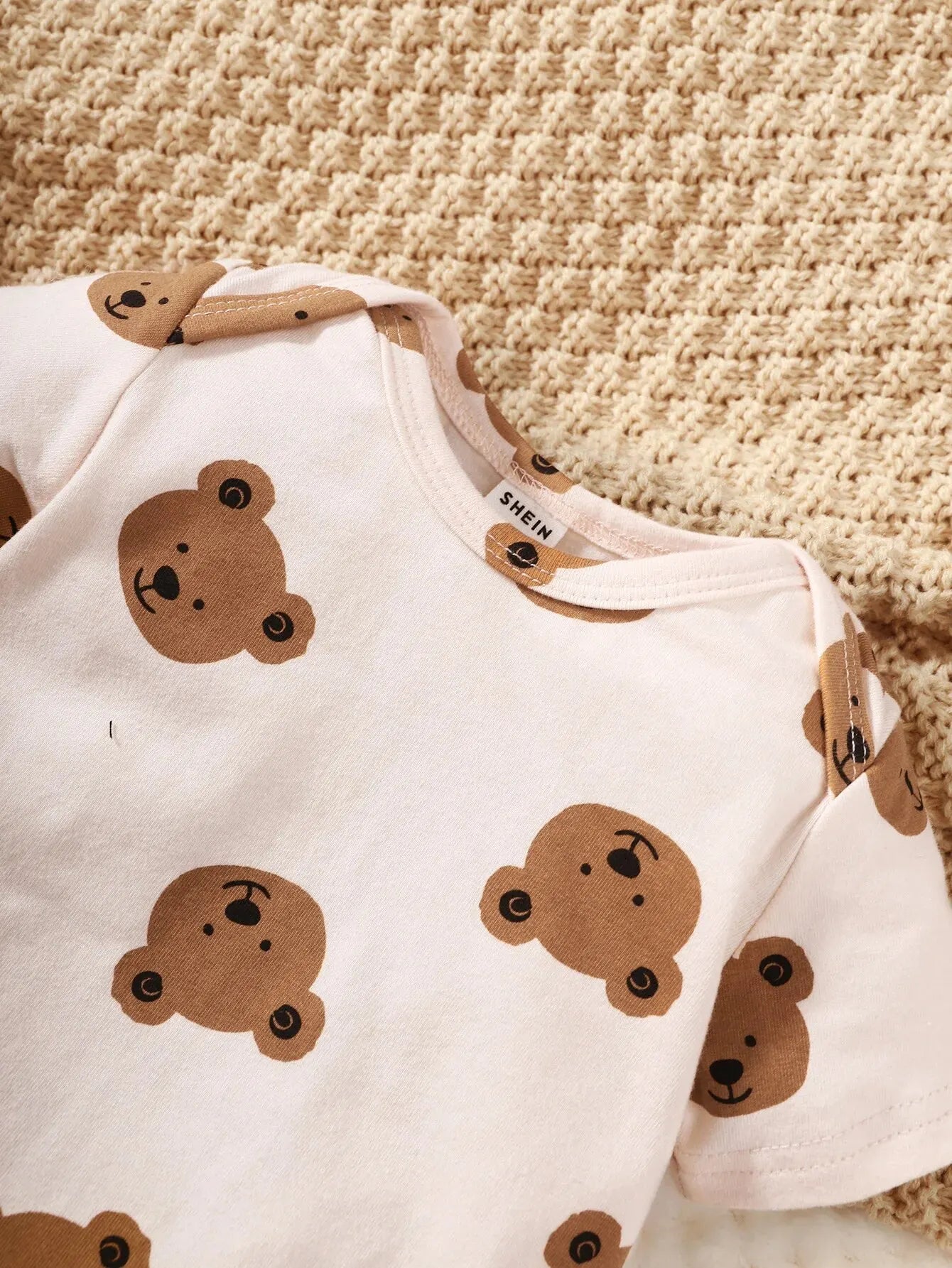 Baby Set 3-teilig für Jungen | Bär
