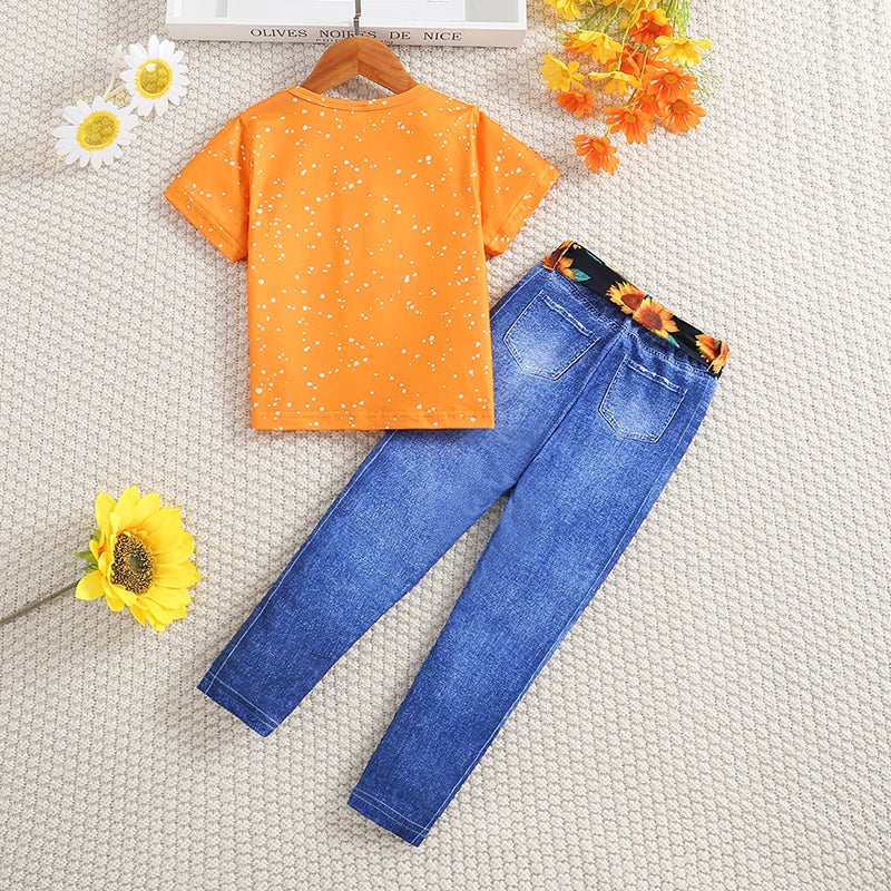Strahlender Sonnenblumen-Traum – Set für Mädchen