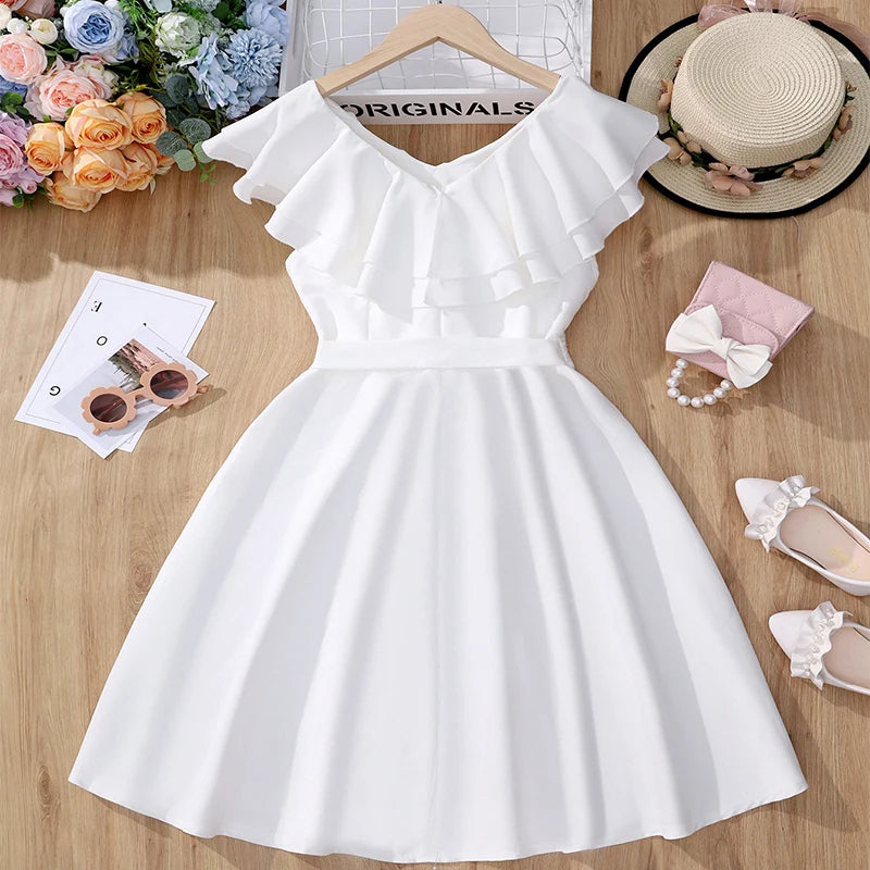 Traumhaftes Rüschenkleid "Emma" – Eleganz für Mädchen