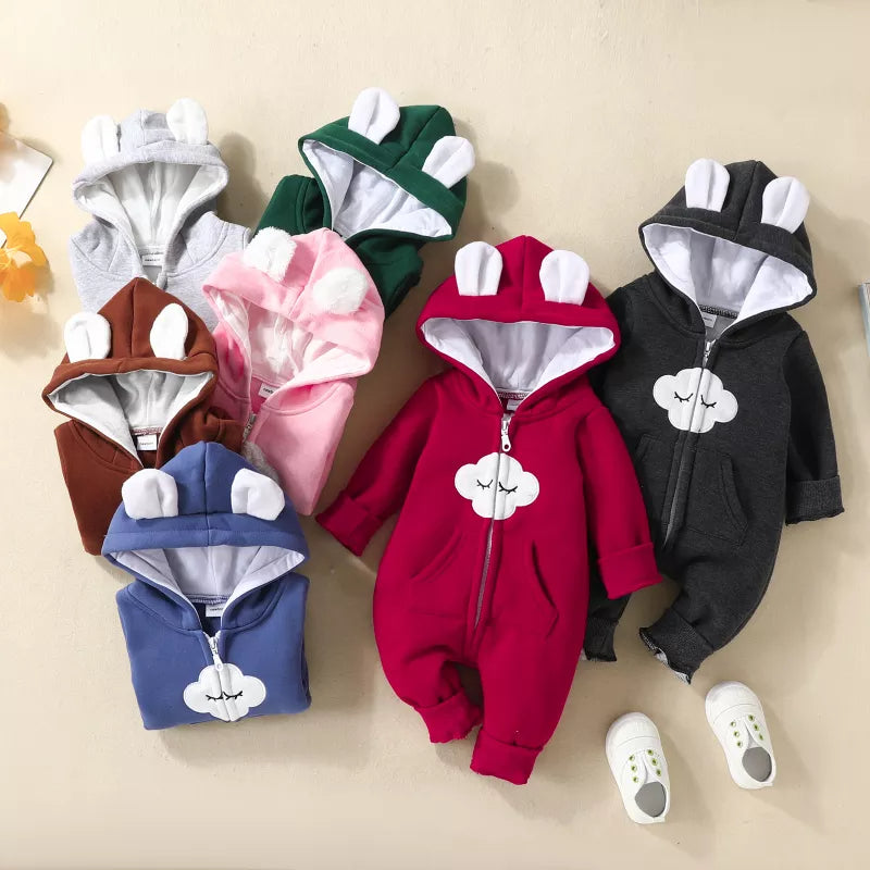 Baby Overall mit Kapuze | Sleeping Cloud
