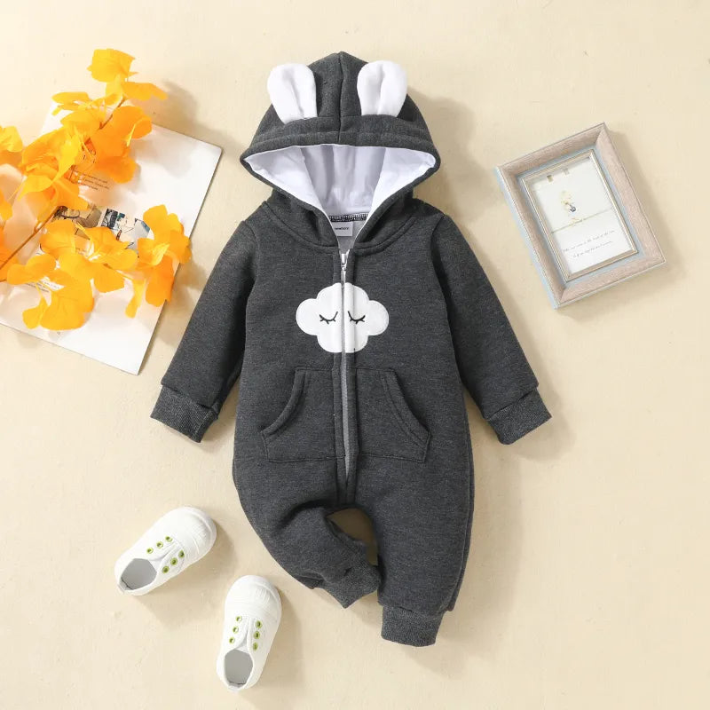 Baby Overall mit Kapuze | Sleeping Cloud