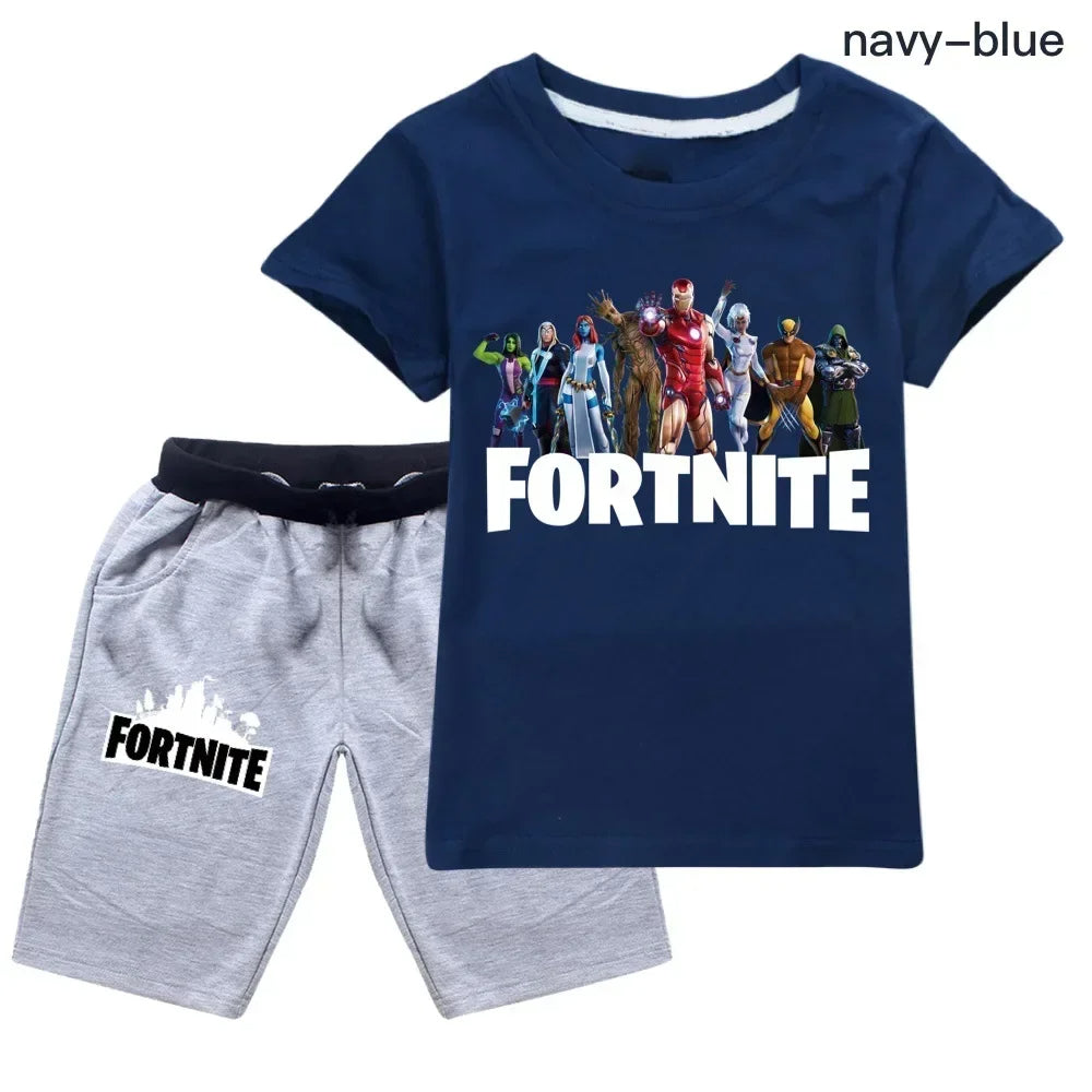 Stylische Kinderkleidung für Jungen, 2-teiliges Outfit