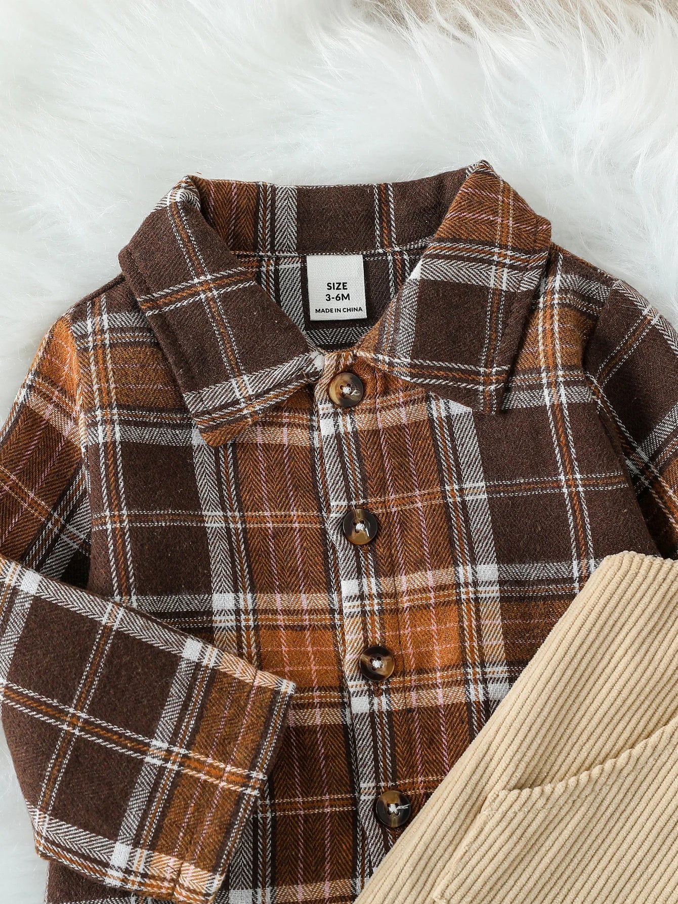 2-teiliges Jungen-Outfit mit Karohemd & Latzhose