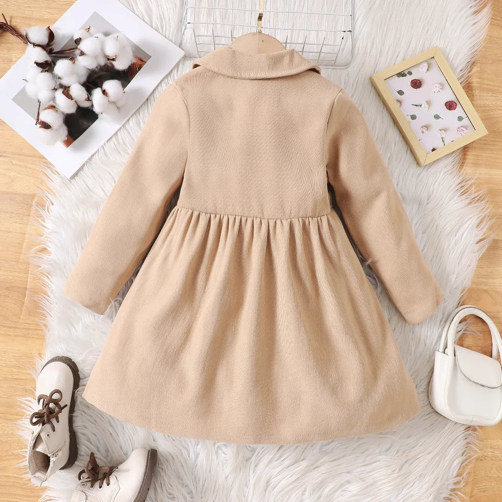 Eleganter Kinder-Trenchcoat für Mädchen