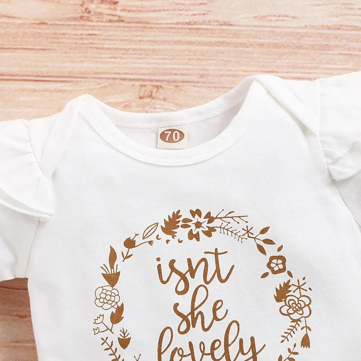 2-teiliges Baby Set für Mädchen: „Isn’t She Lovely“