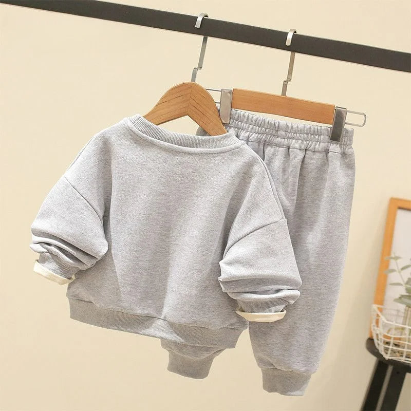 Stylisches 2-Teiler Kinder Outfit für Jungen mit Cartoon-Motiv