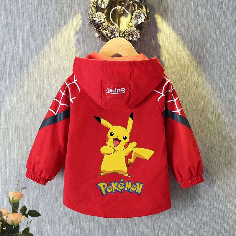 Pokemon Jacke für Jungen und Mädchen in verschiedenen Farben