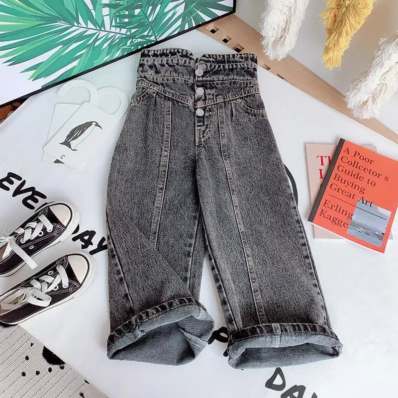 Modern Kid's Komfort-Jeans – Stilvoll und Bequem für Mädchen