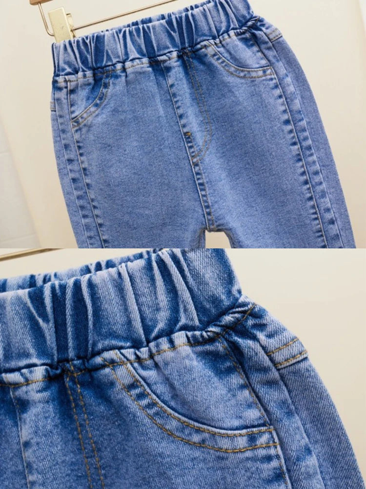Zauberhafte Spitzen-Jeans für Mädchen