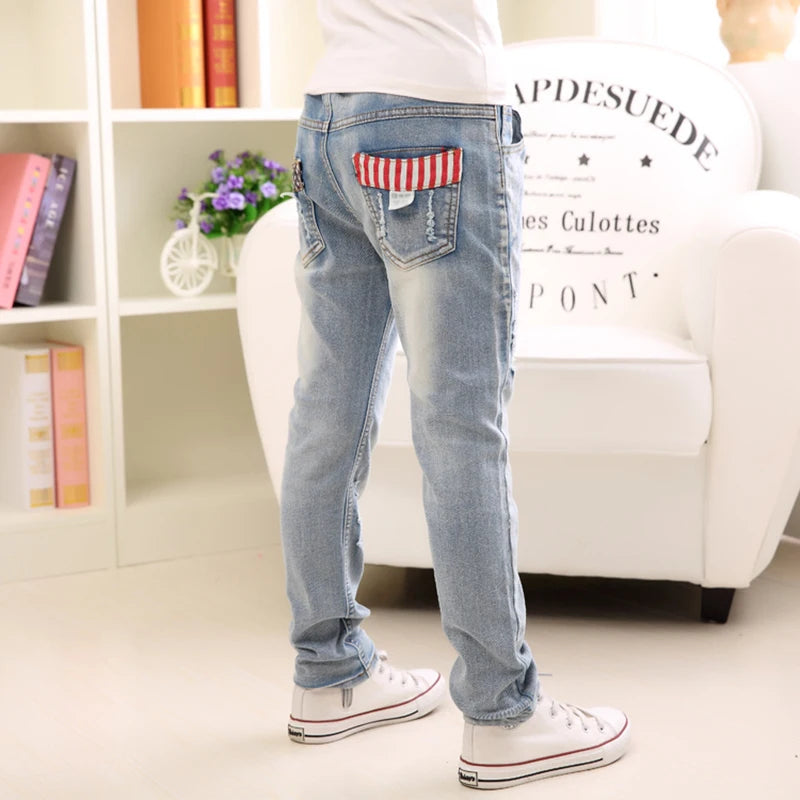 Jeanshose Light Denim mit Hosenbund