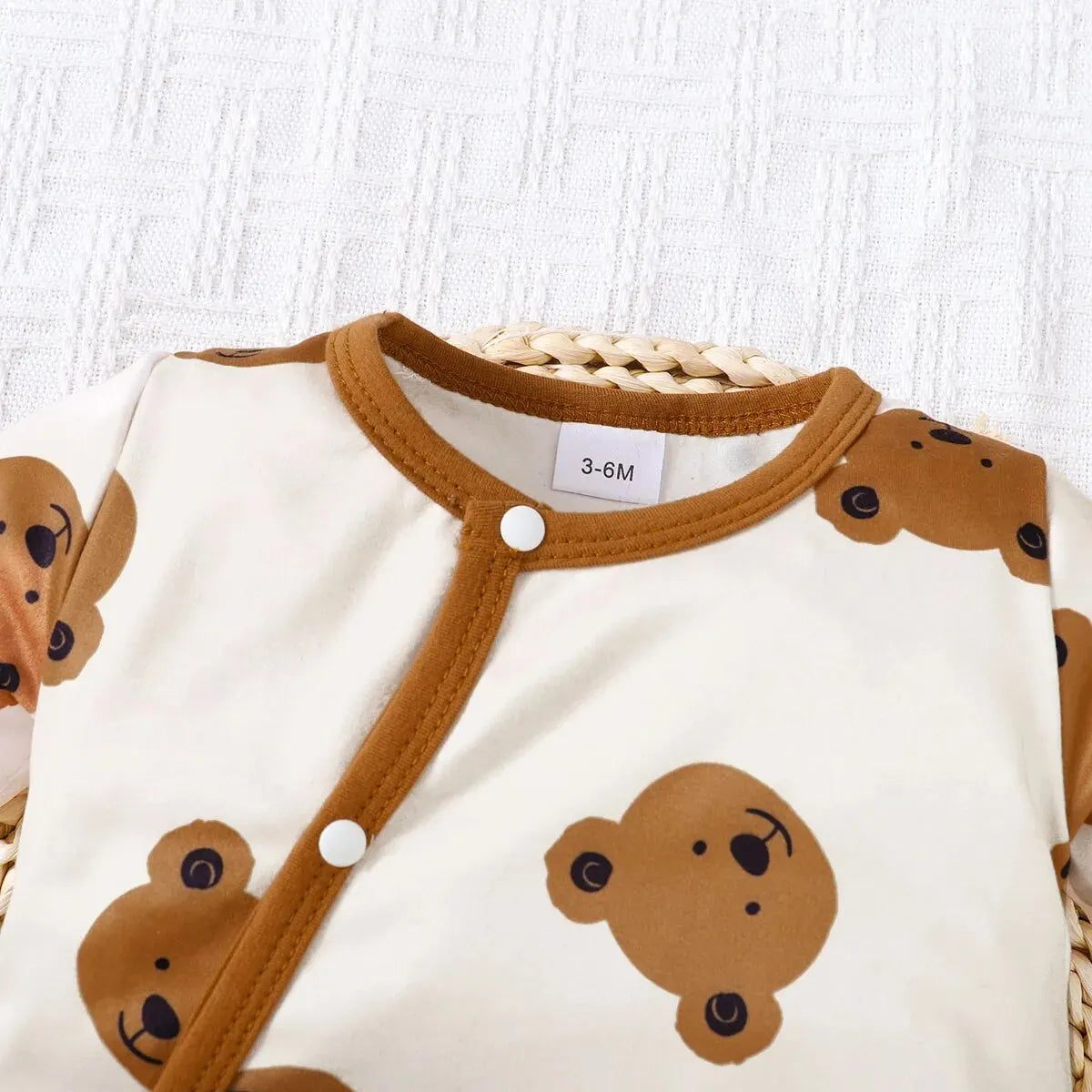 Overall Kurzarm mit Bärenmotiven