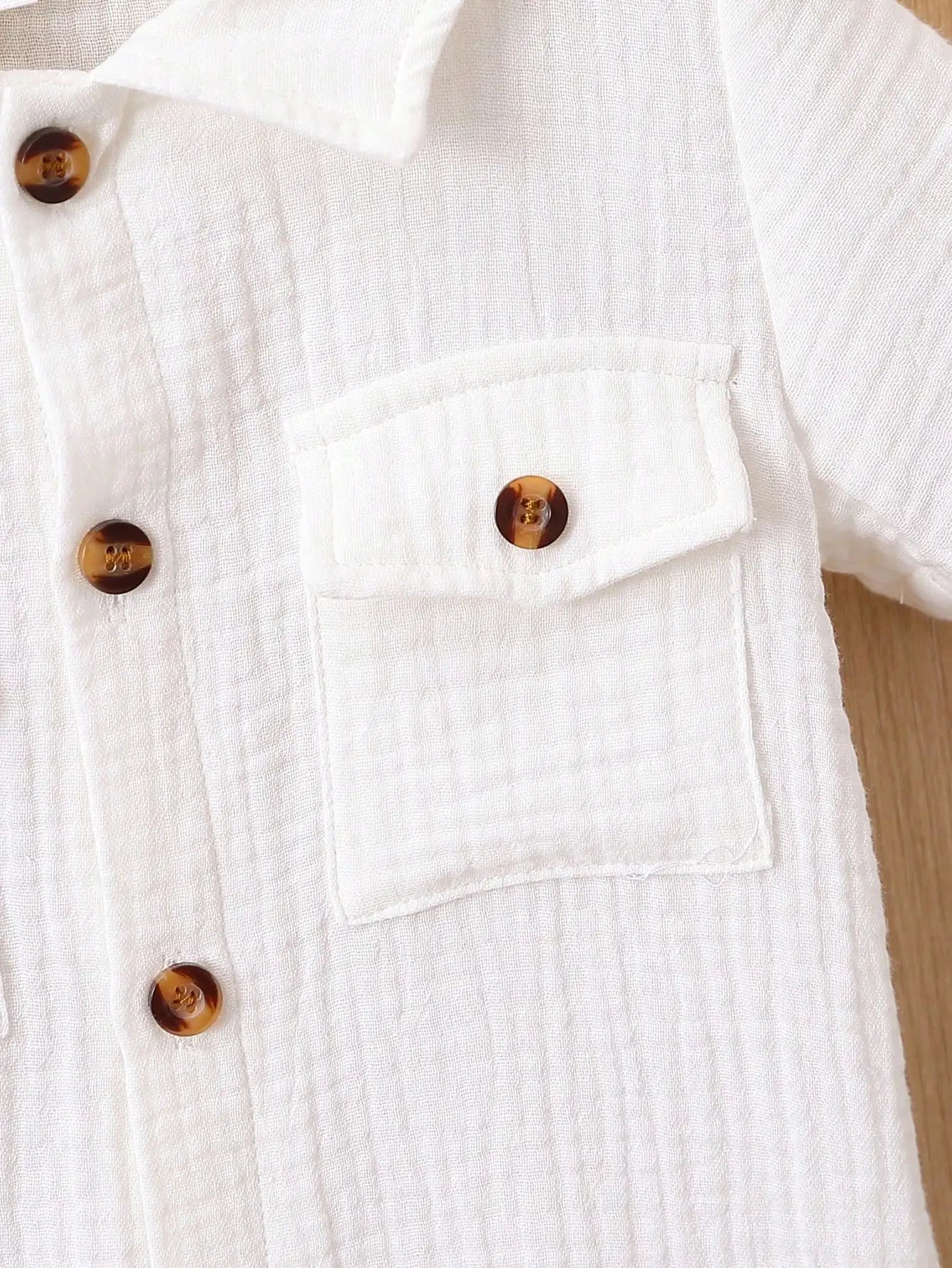 Musselin-Jungen-Overall „Kleiner Entdecker“