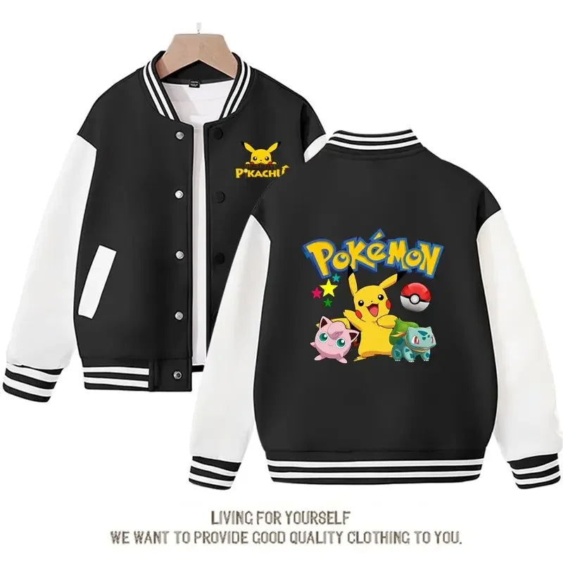 Pokemon College Jacke in verschiedenen Farben für Jungen & Mädchen