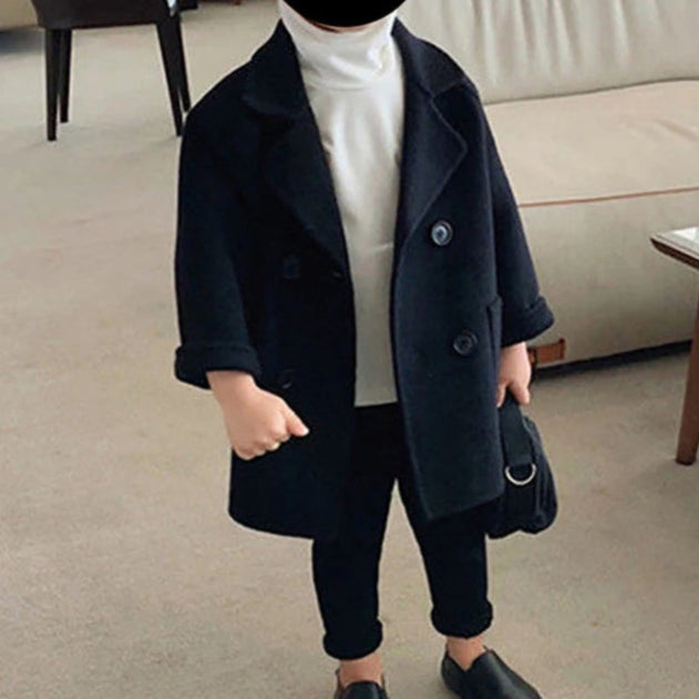 Kuschelweicher Kinder-Wollmantel "Bärenstark"