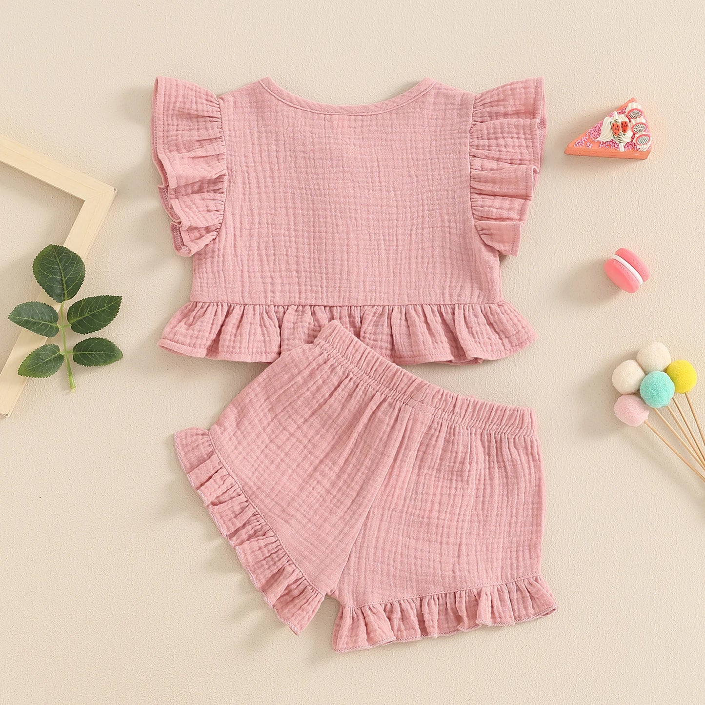 2-teiliges Baby Set – Süße Babymode für kleine Mädchen