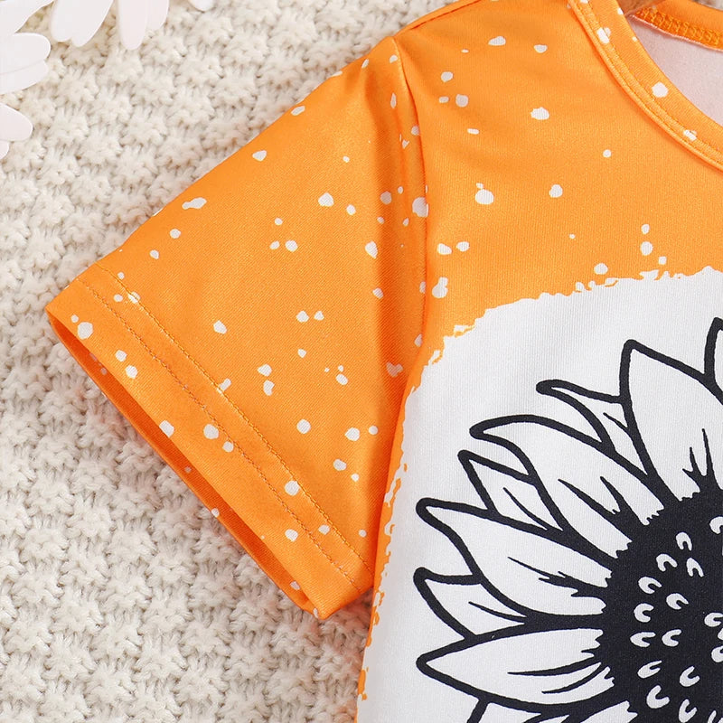 Strahlender Sonnenblumen-Traum – Set für Mädchen