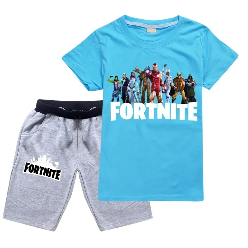 Stylische Kinderkleidung für Jungen, 2-teiliges Outfit