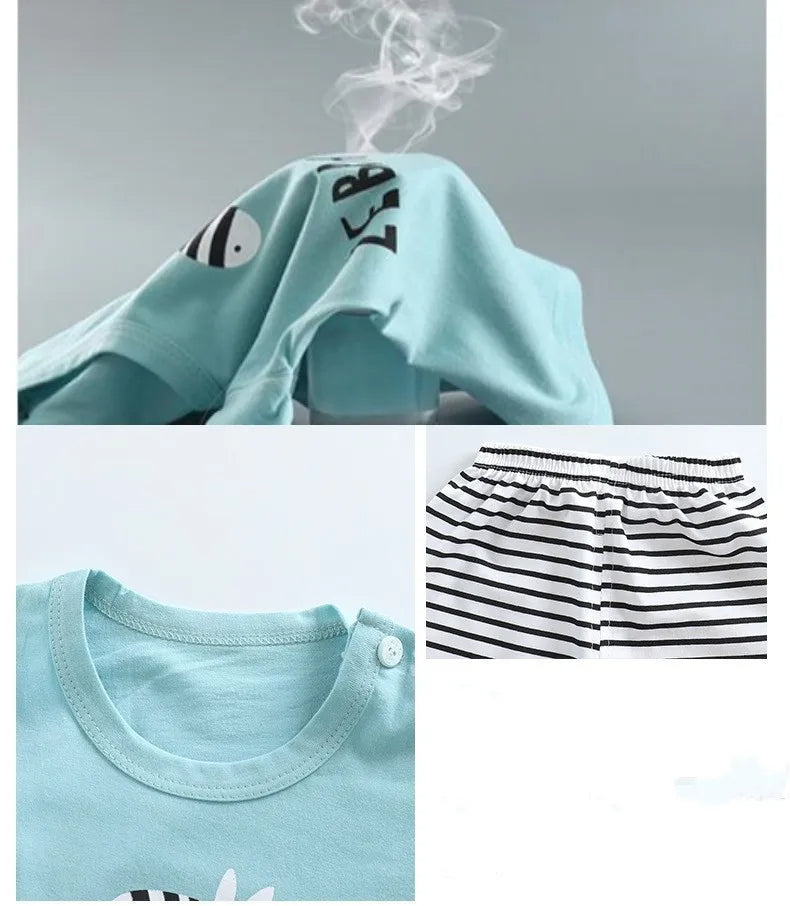2-teiliges Sommer-Outfit für Jungen | T-Shirt & Shorts