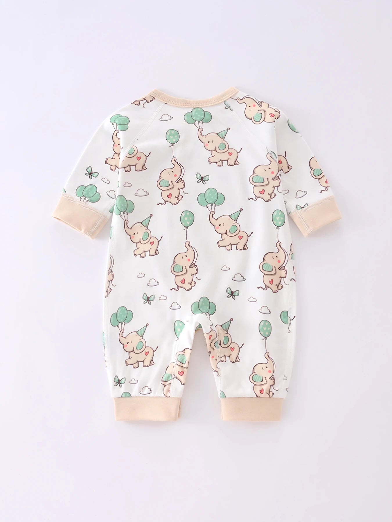 Wickeloverall „Kleine Elefantenfreunde“