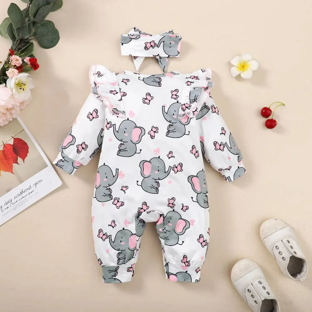 Overall mit Kopfband | Elefant